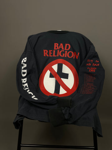 Bad Religion 1993 Recipe For Hate Tour Europe Vintage Longsleeve