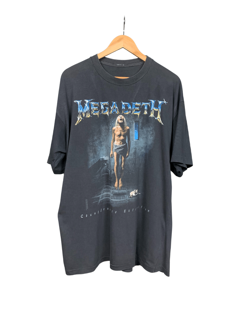 Megadeth 1992 Countdown To Extinction Vintage T-Shirt – NICEVintageCo.