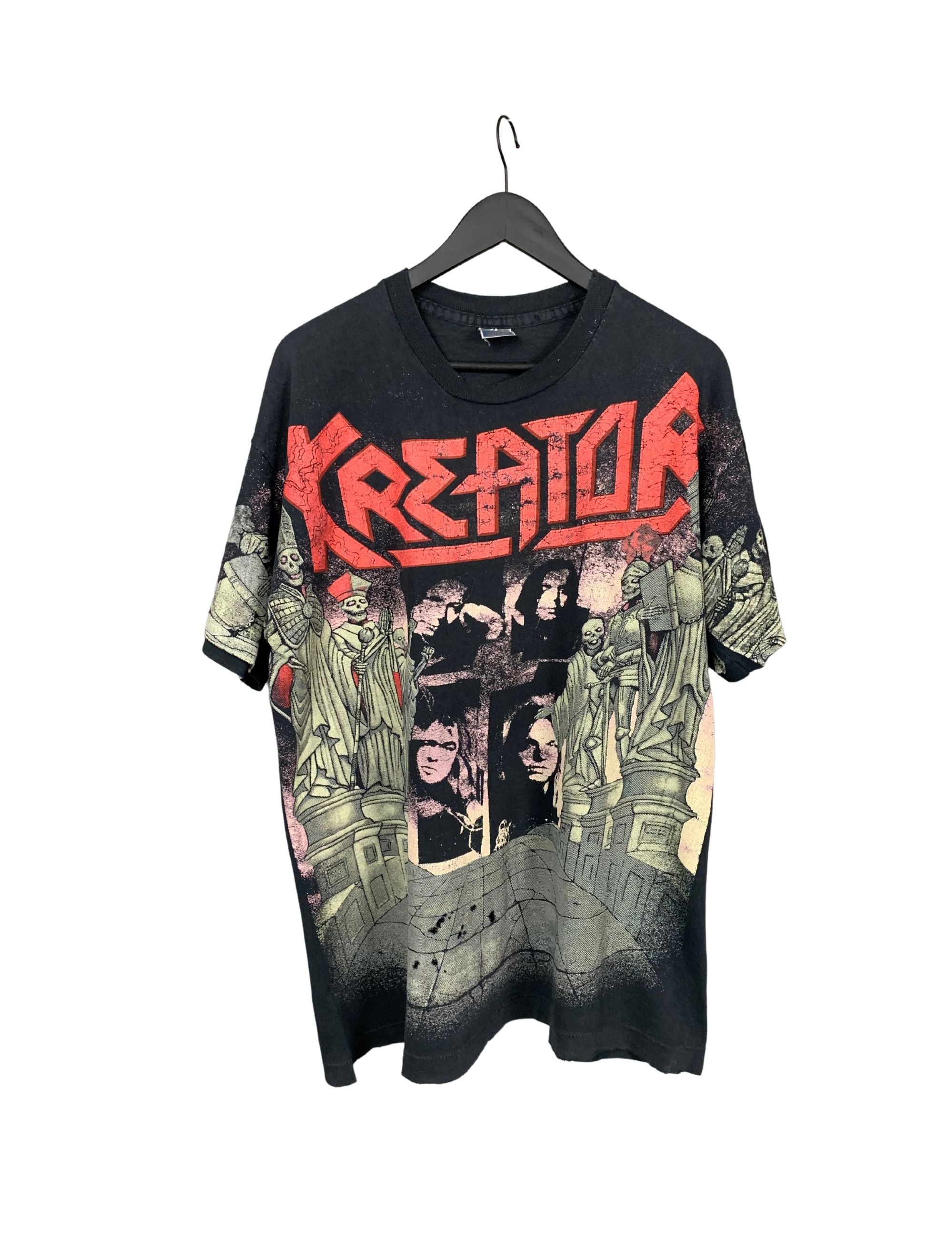 Kreator 1990 All Over Print Vintage T-Shirt