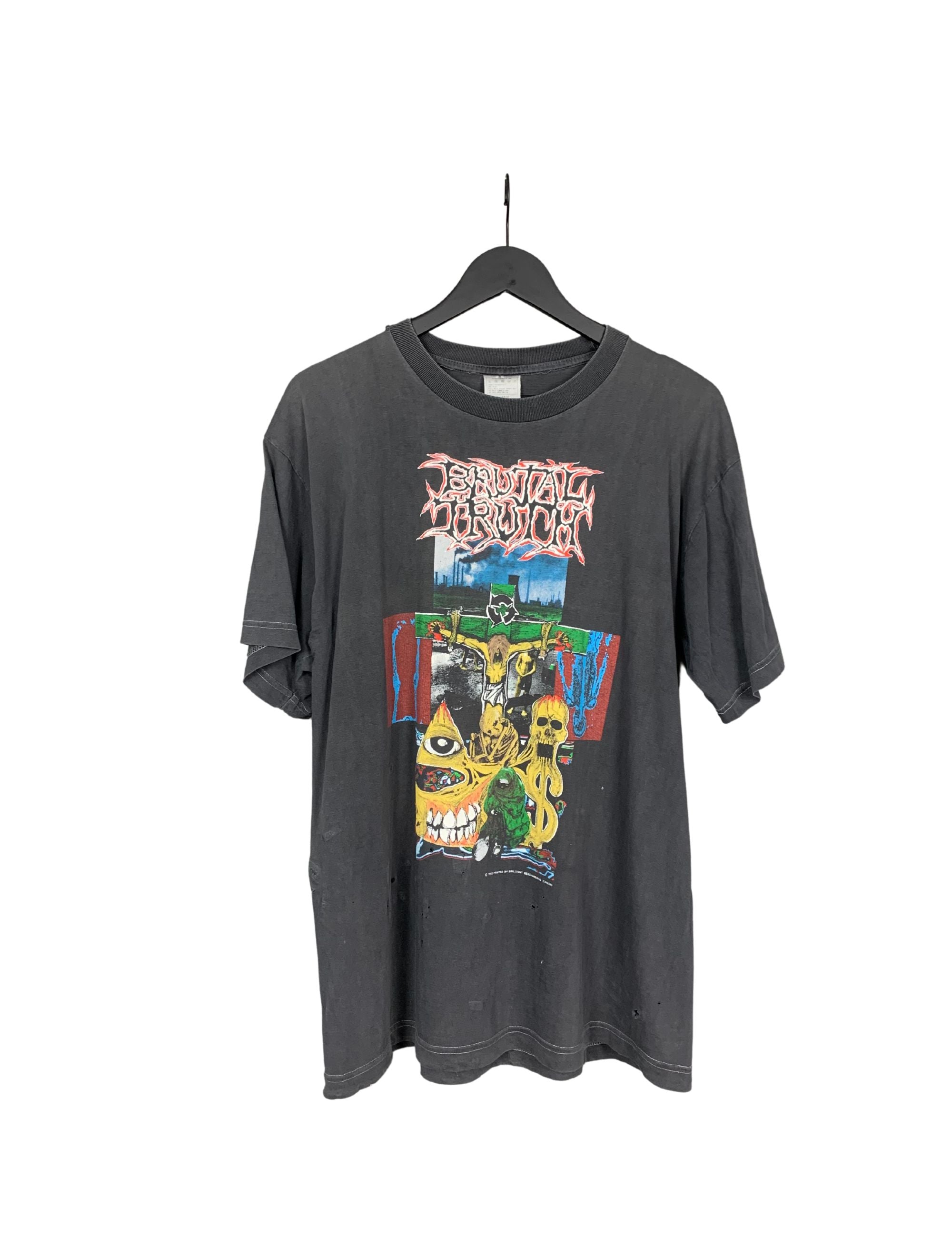 Brutal Truth 1992 Extreme Conditions T-Shirt – NICEVintageCo.
