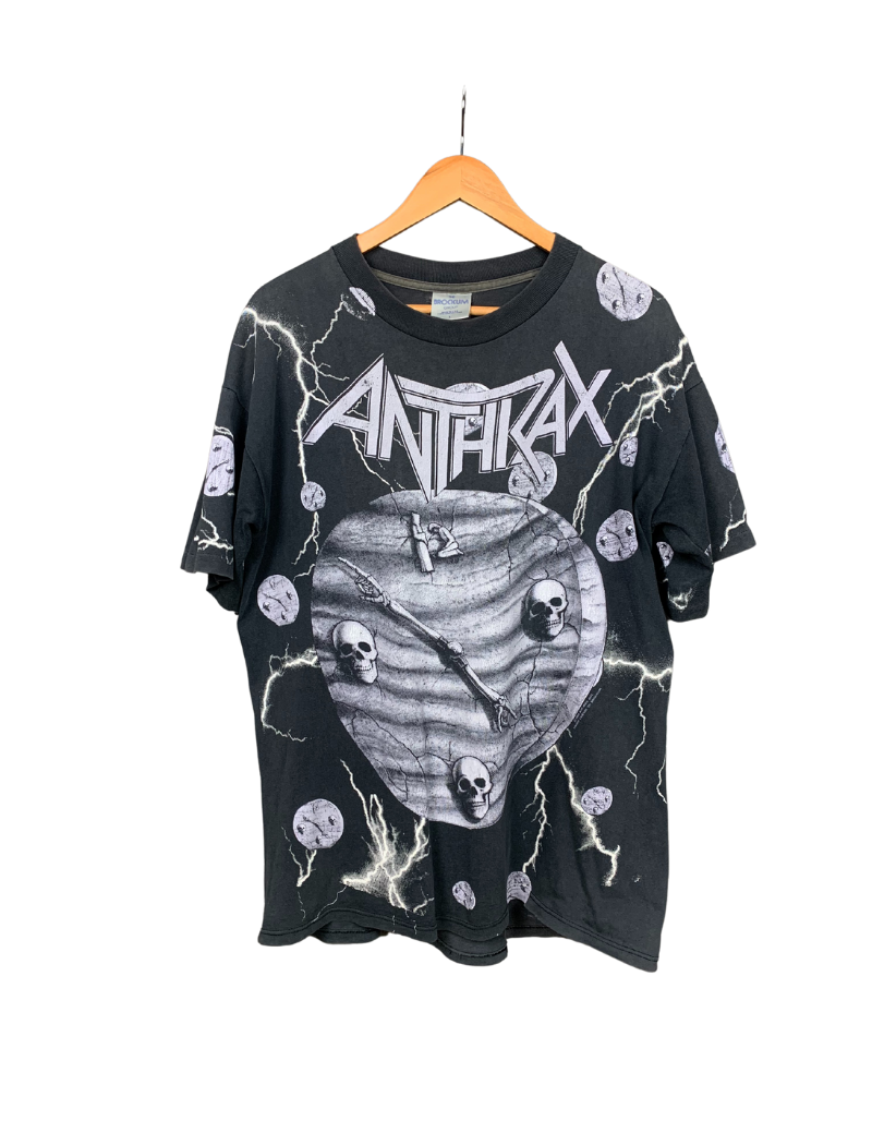 Anthrax 1990 All Over Print Vintage T-Shirt