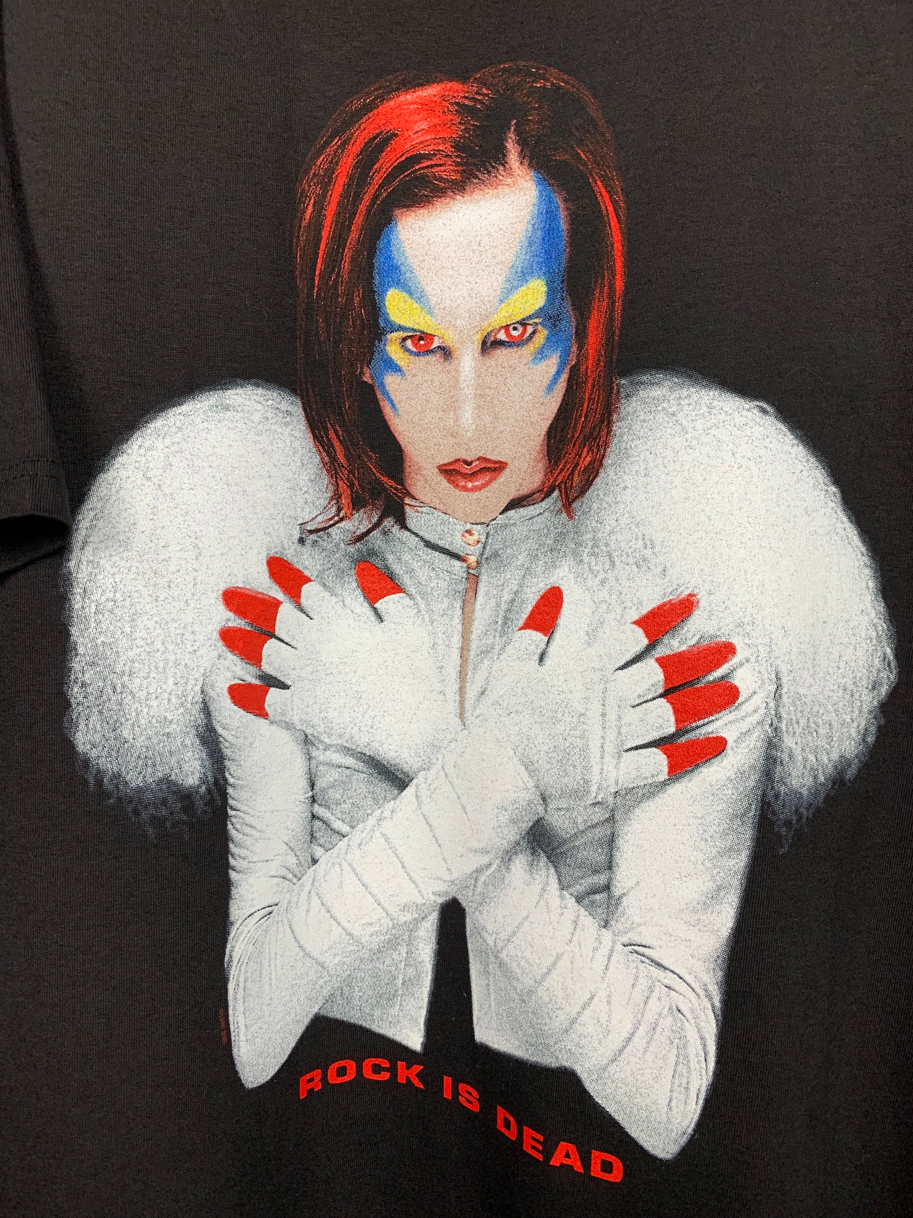 Marilyn Manson 1998 Rock Is Dead Vintage T-Shirt