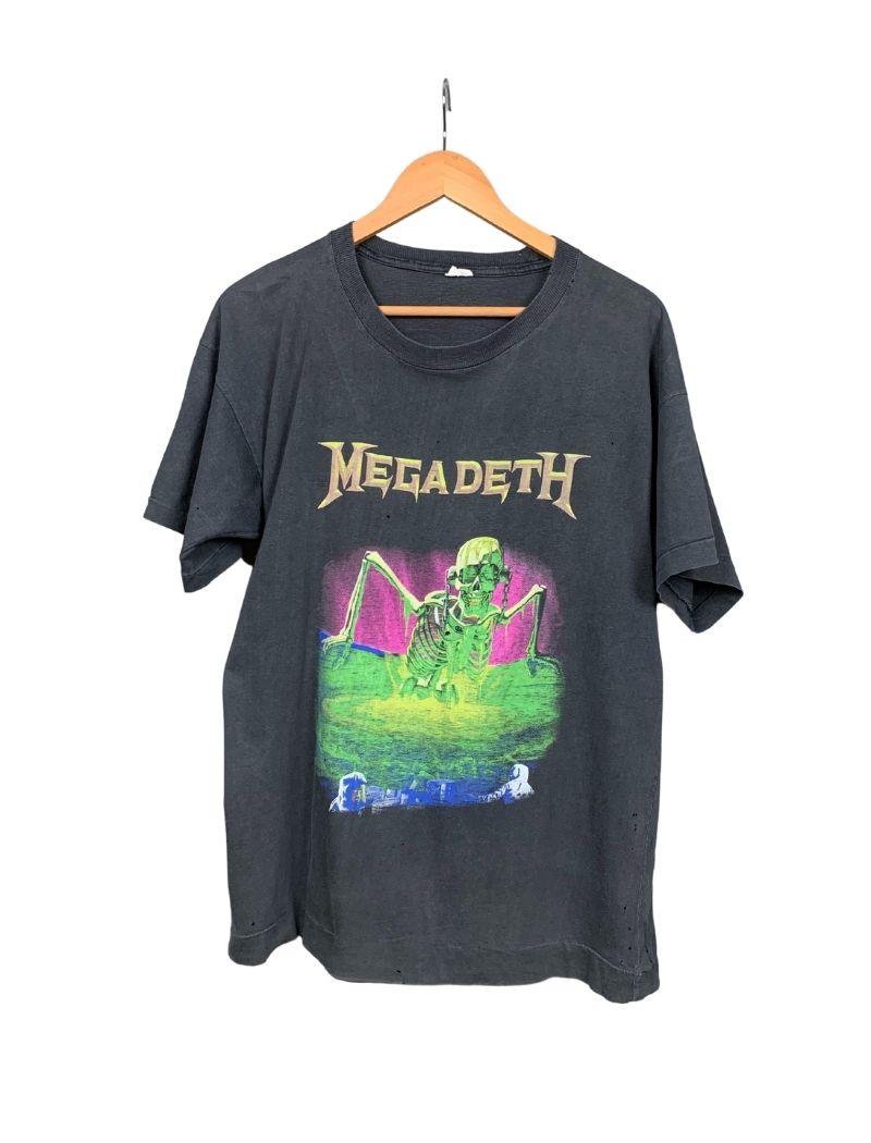 Megadeth 90s Vintage Metal T-Shirt – NICEVintageCo.