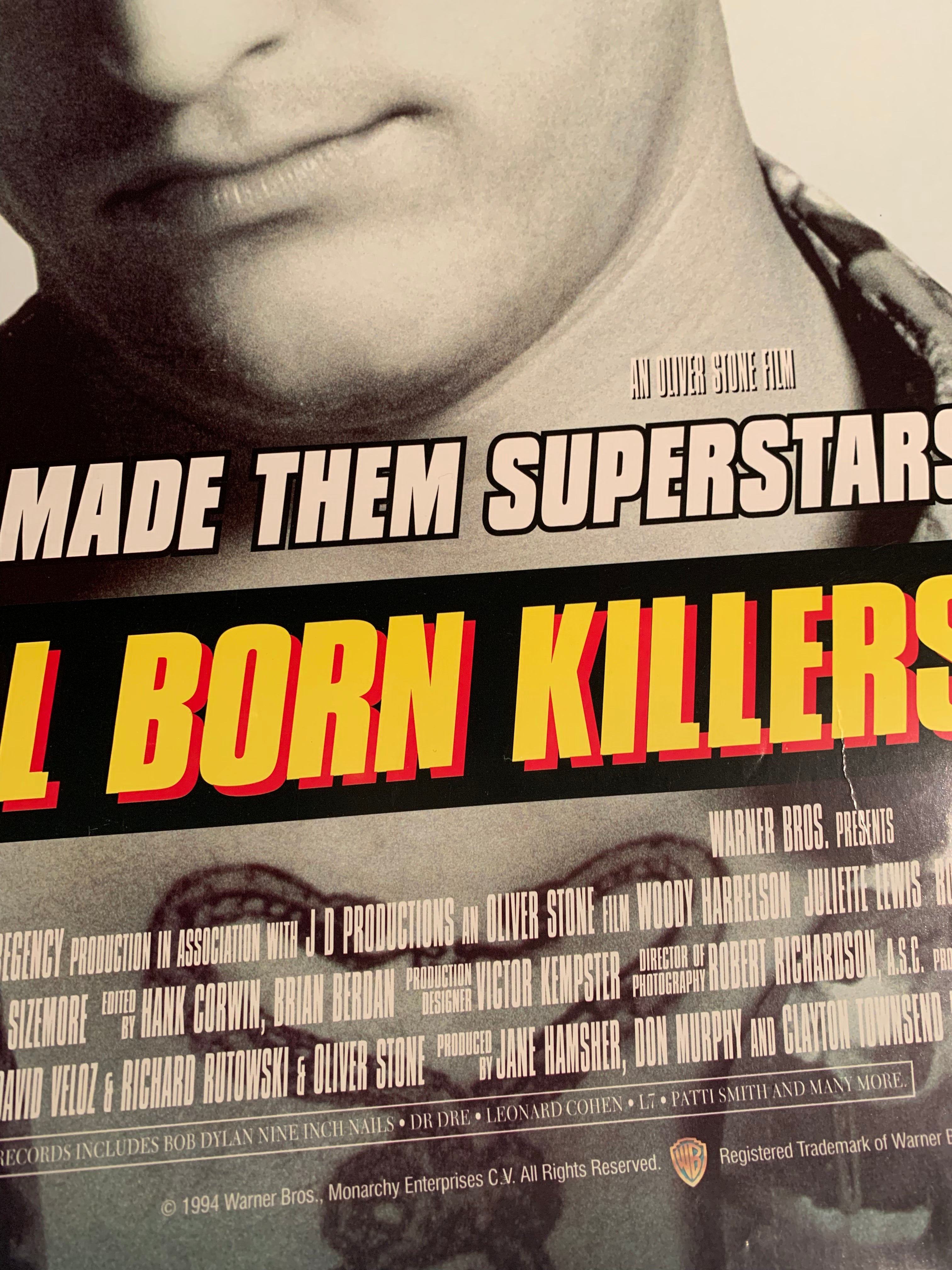 Natural Born Killers 1994 Movie Poster