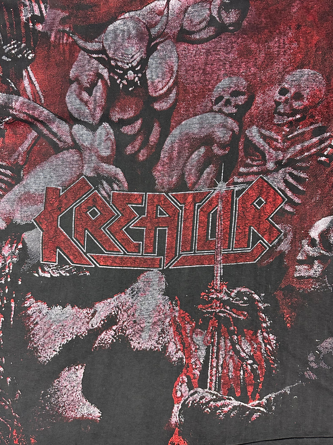 Kreator 1990 Pleasure To Kill Vintage All Over Print T-Shirt