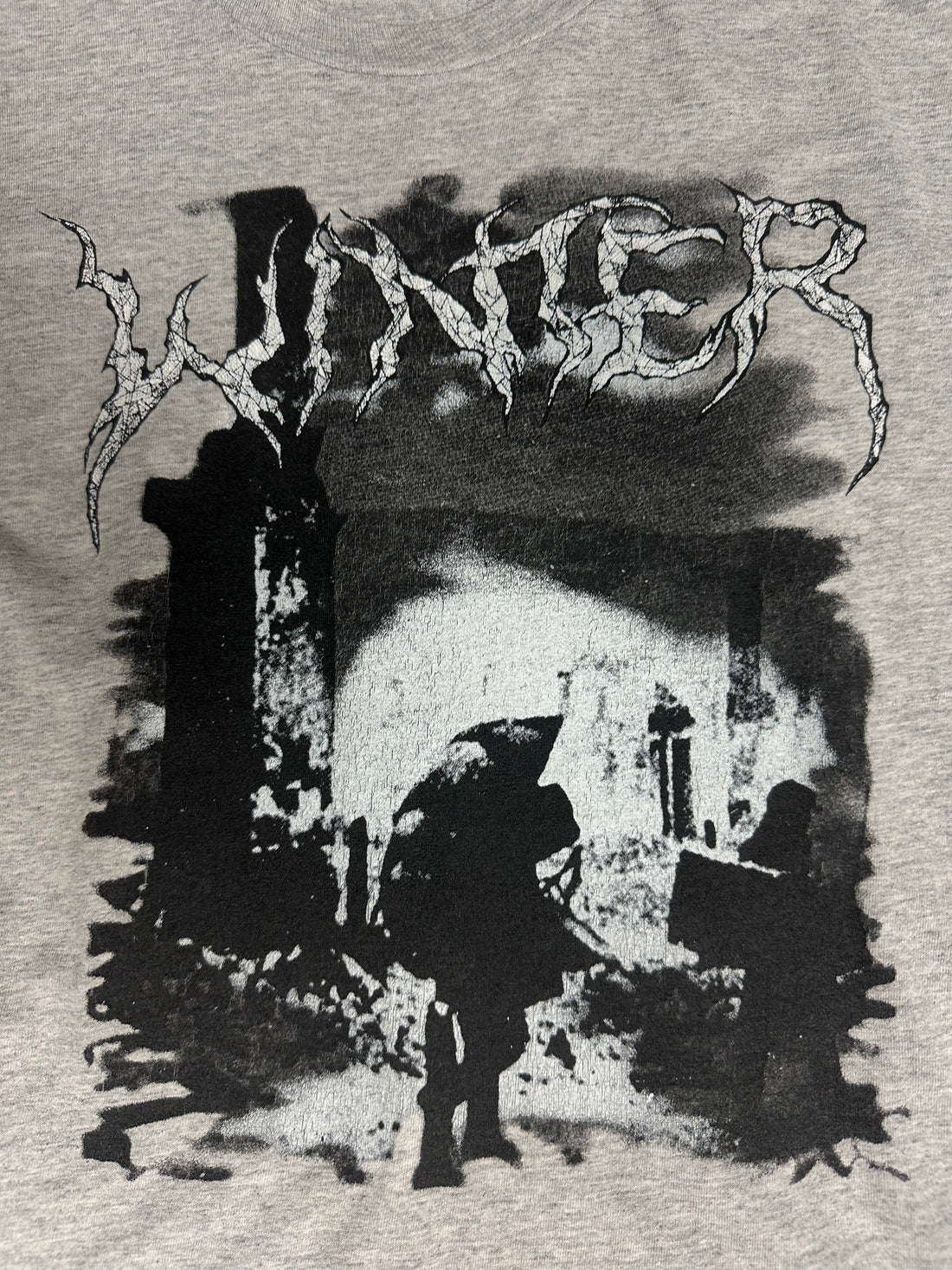 Vintage 1990 Winter Into Darkness T-Shirt