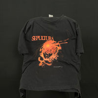 Vintage 1991 Sepultura Third World Posse T-Shirt