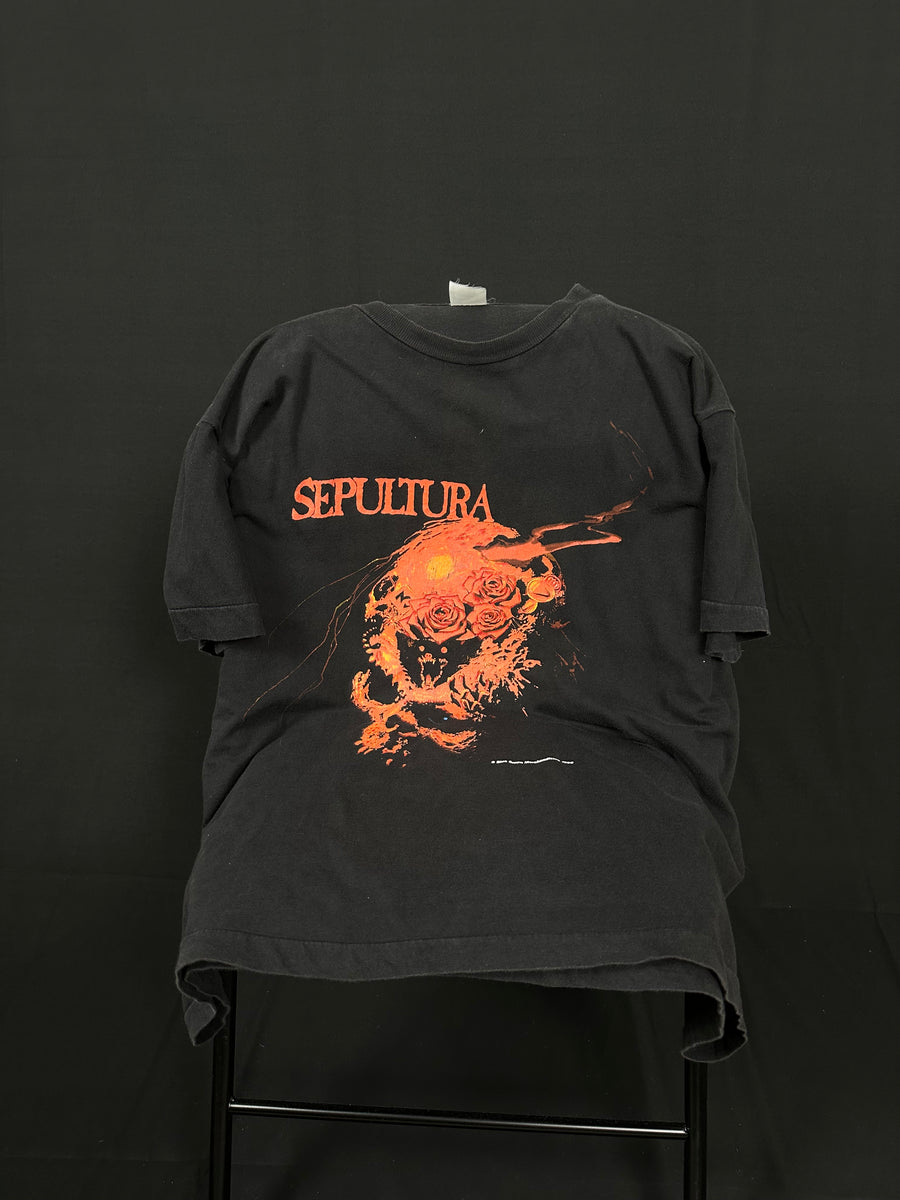 Vintage 1991 Sepultura Third World Posse T-Shirt