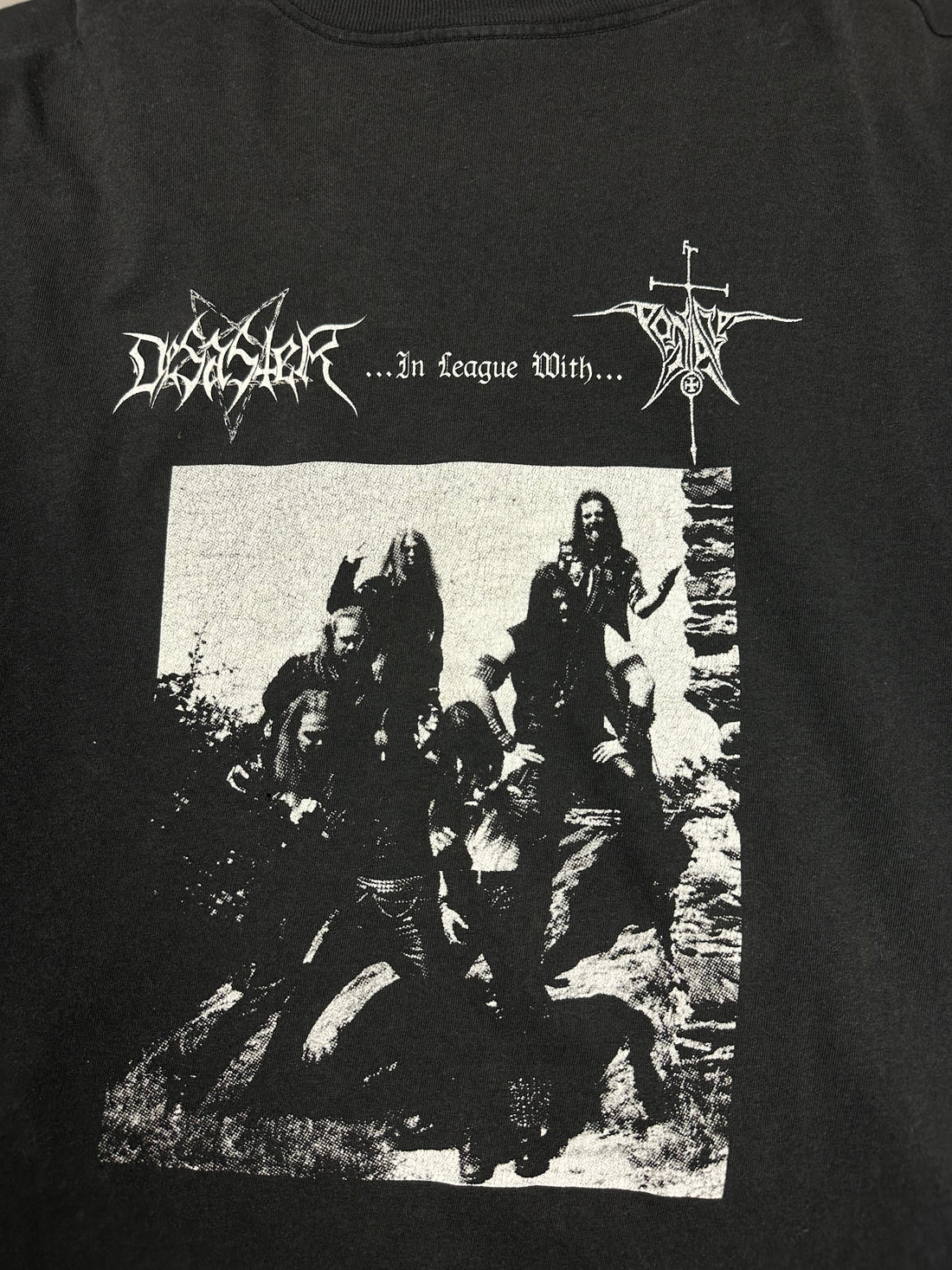 Desaster 1990s In League With Vintage T-Shirt