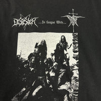 Desaster 1990s In League With Vintage T-Shirt
