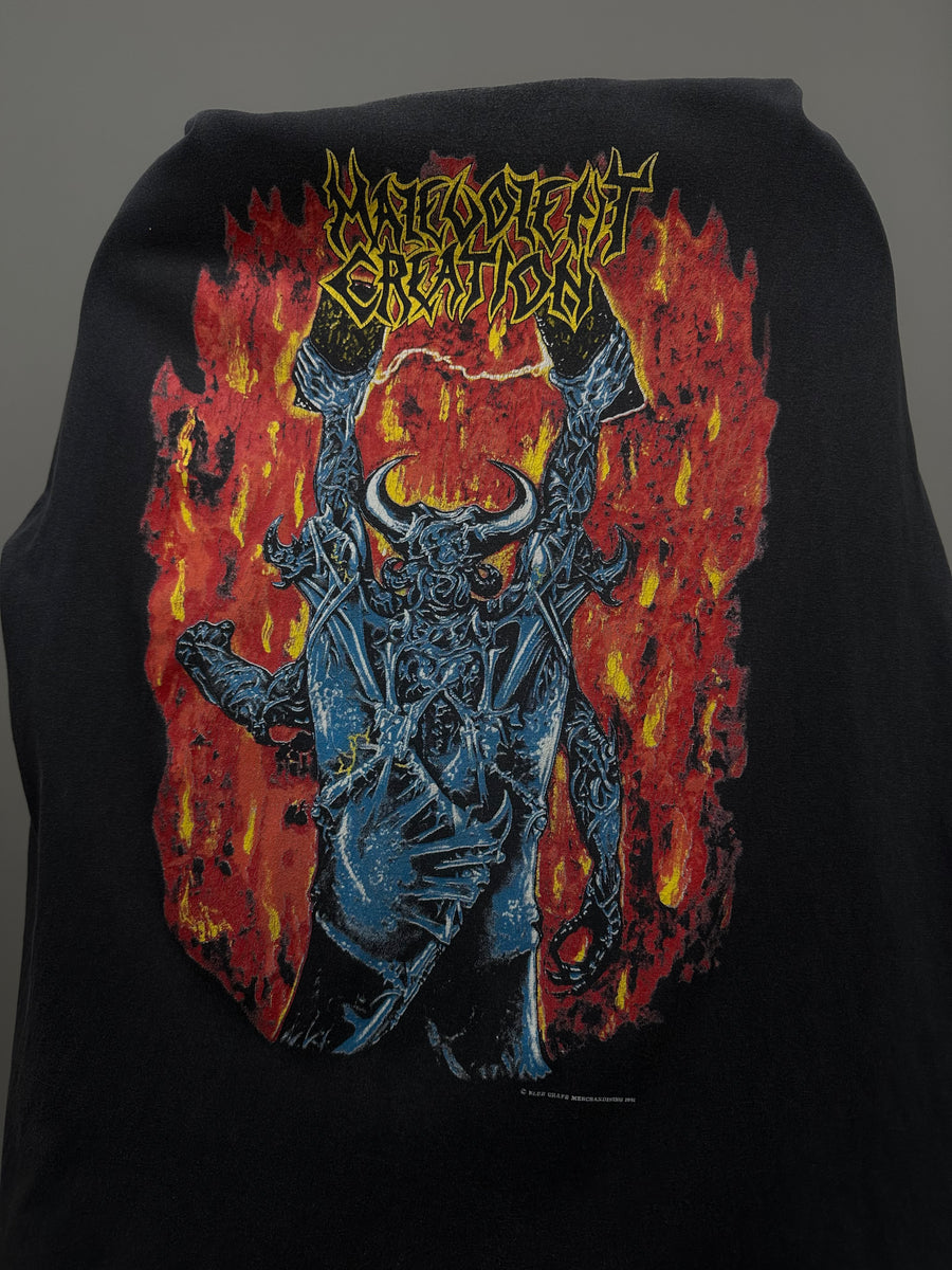 Malevolent Creation 1991 European Tour Vintage T-Shirt