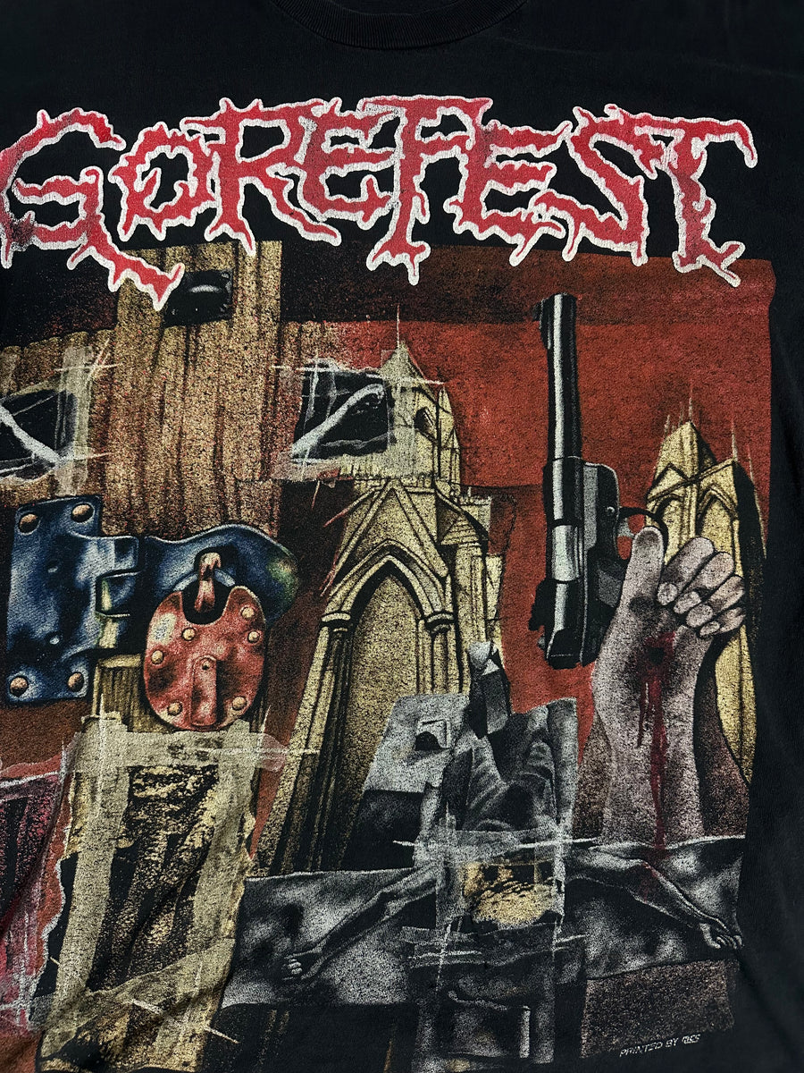 Vintage 1993 Gorefest Nuclear Blast  T-Shirt