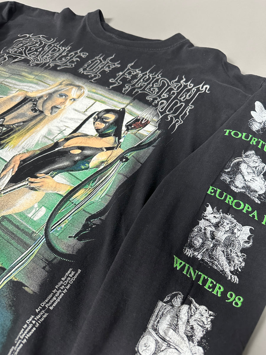 Vintage 1998 Cradle of Filth Experimental Sex Files Longsleeve