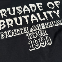 Vintage 1990 Death Crusade Of Brutality T-Shirt