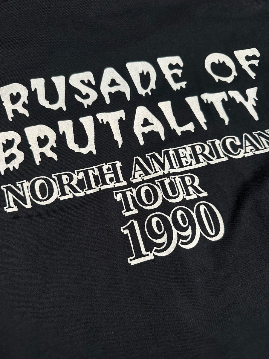 Vintage 1990 Death Crusade Of Brutality T-Shirt