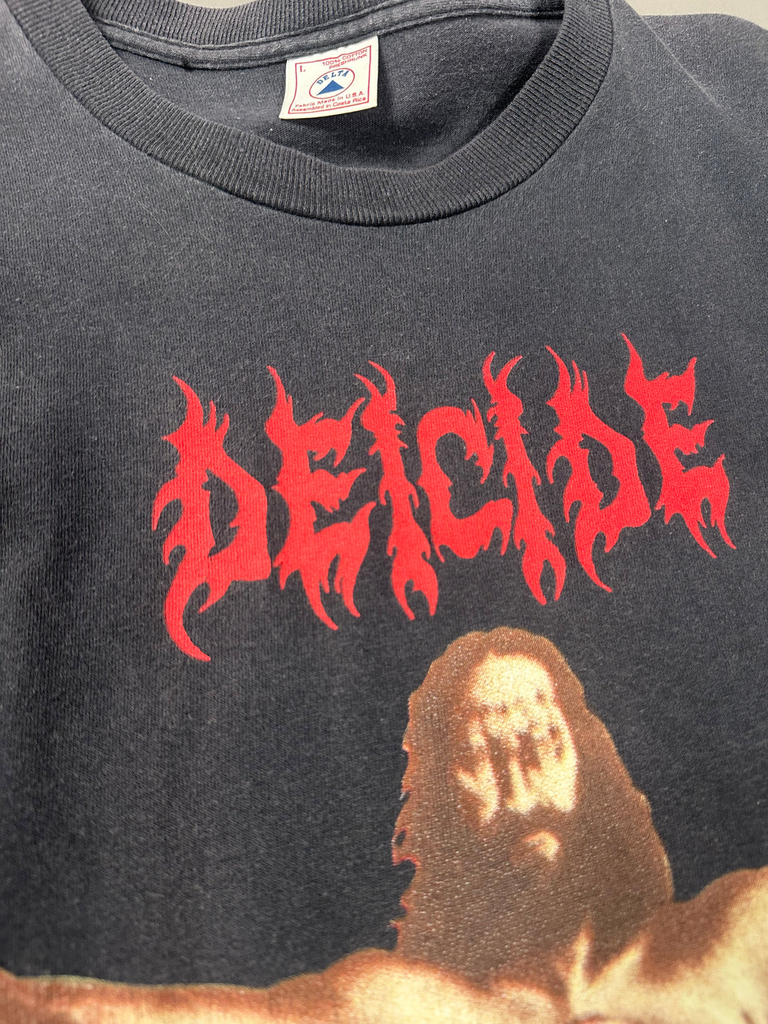 Vintage 1996 Deicide Upon The Cross Longsleeve