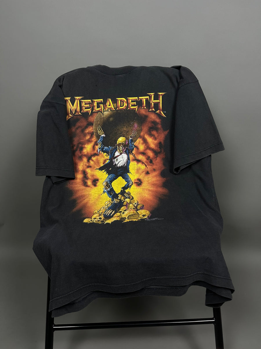 Megadeth 1990 World Tour Vintage T-Shirt