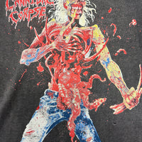 Cannibal Corpse 1992 European Tour Vintage T-Shirt