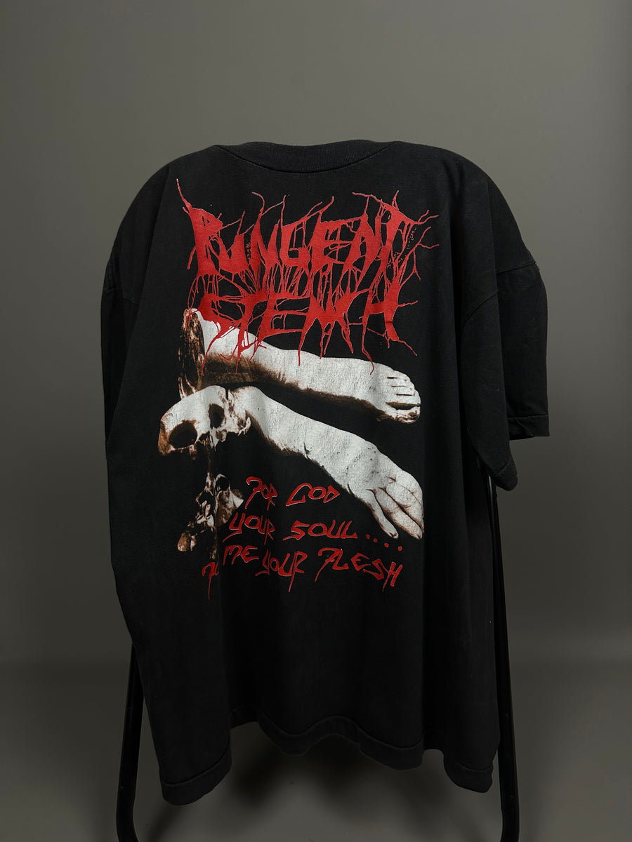 Vintage 1990 Pungent Stench For God Your Soul T-Shirt