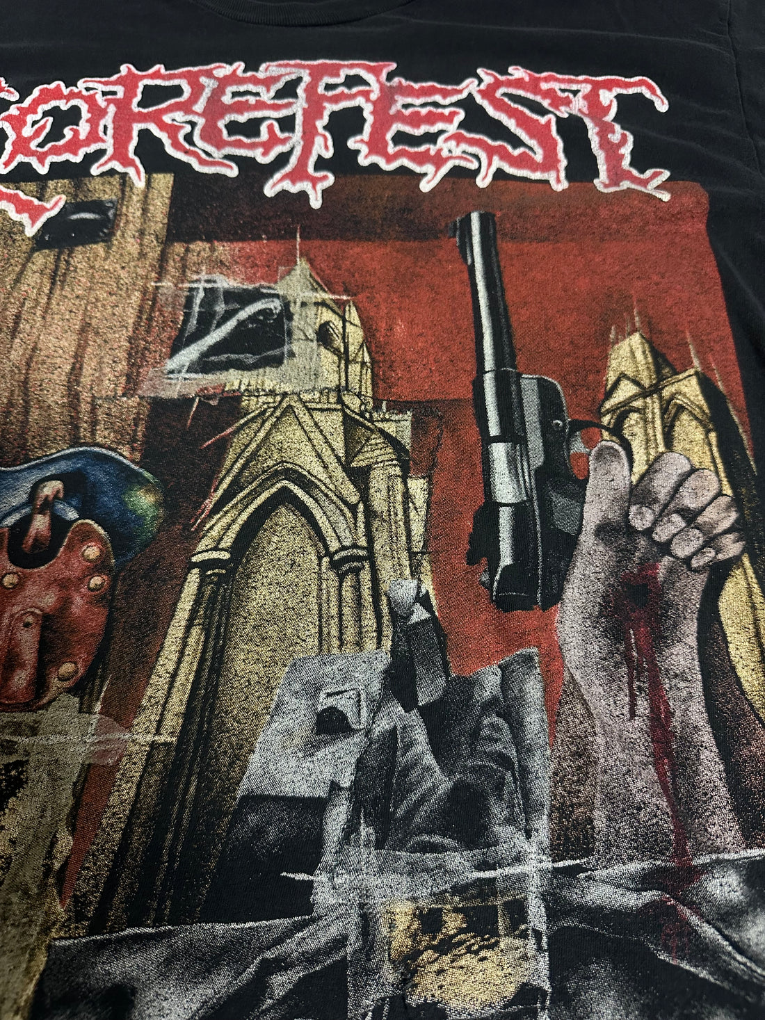 Vintage 1993 Gorefest Nuclear Blast  T-Shirt