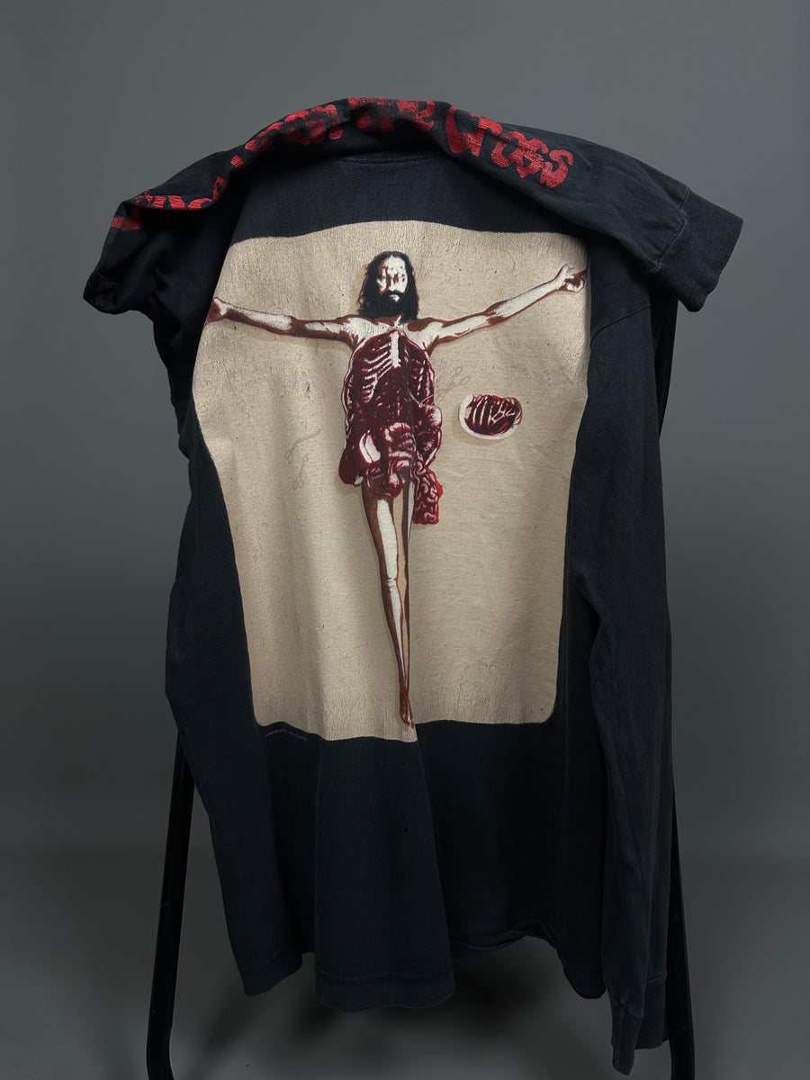 Vintage 1995 Deicide Once Upon The Cross Longsleeve