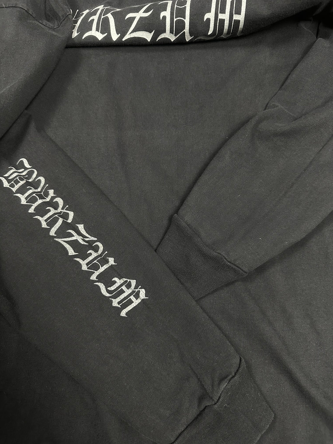 Vintage 1998 Burzum Misanthrophy Logo Longsleeve