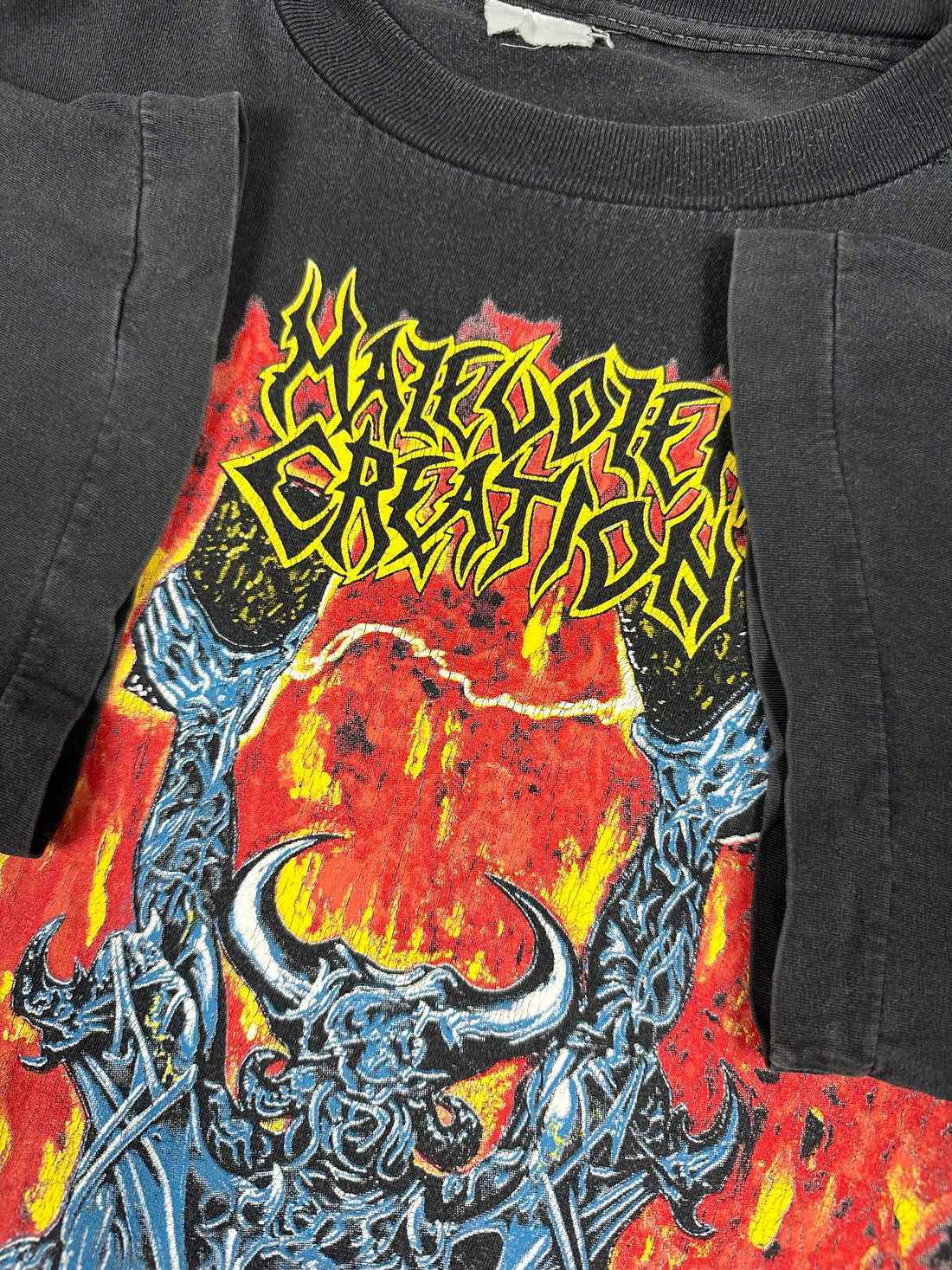 Malevolent Creation 1991 European Tour Vintage T-Shirt