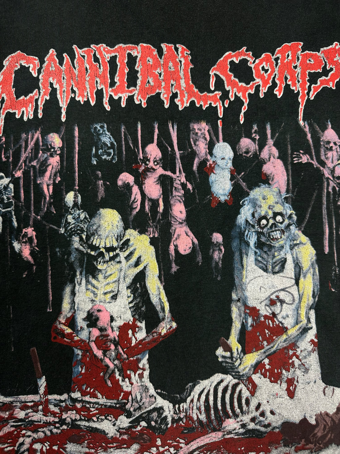 Cannibal Corpse 1992 Butchered At Birth Vintage T-Shirt