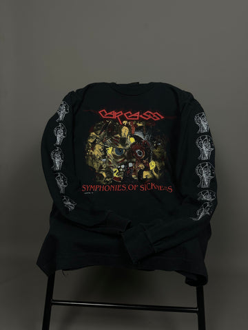 Vintage 1990 Carcass Symphonies Of Sickness Longsleeve