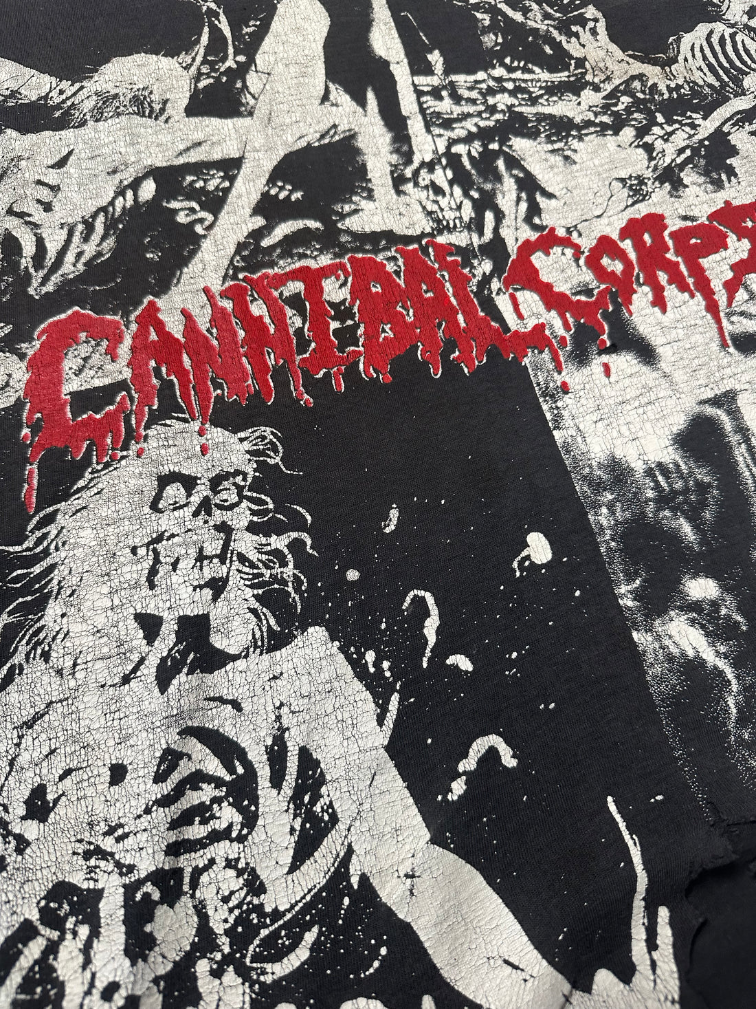 Vintage 1993 Cannibal Corpse All Over Print T-Shirt