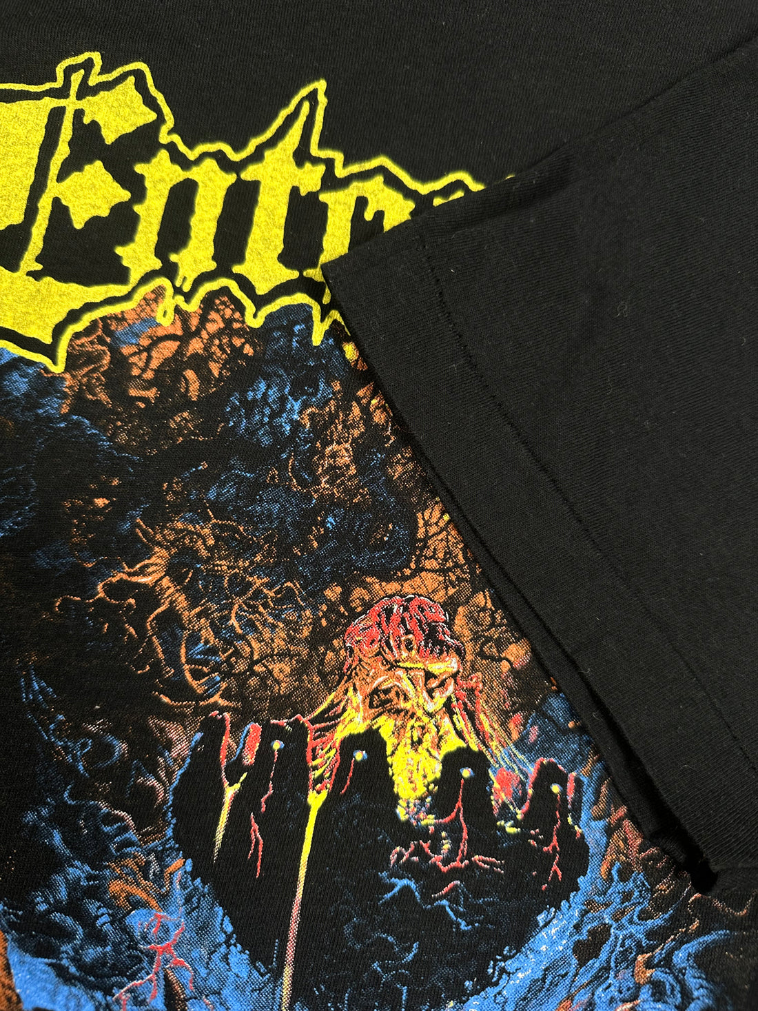 Vintage 1991 Entombed Clandestine T-Shirt