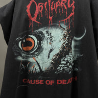 Obituary 1990 Cause Of Death Vintage T-Shirt Tank Top