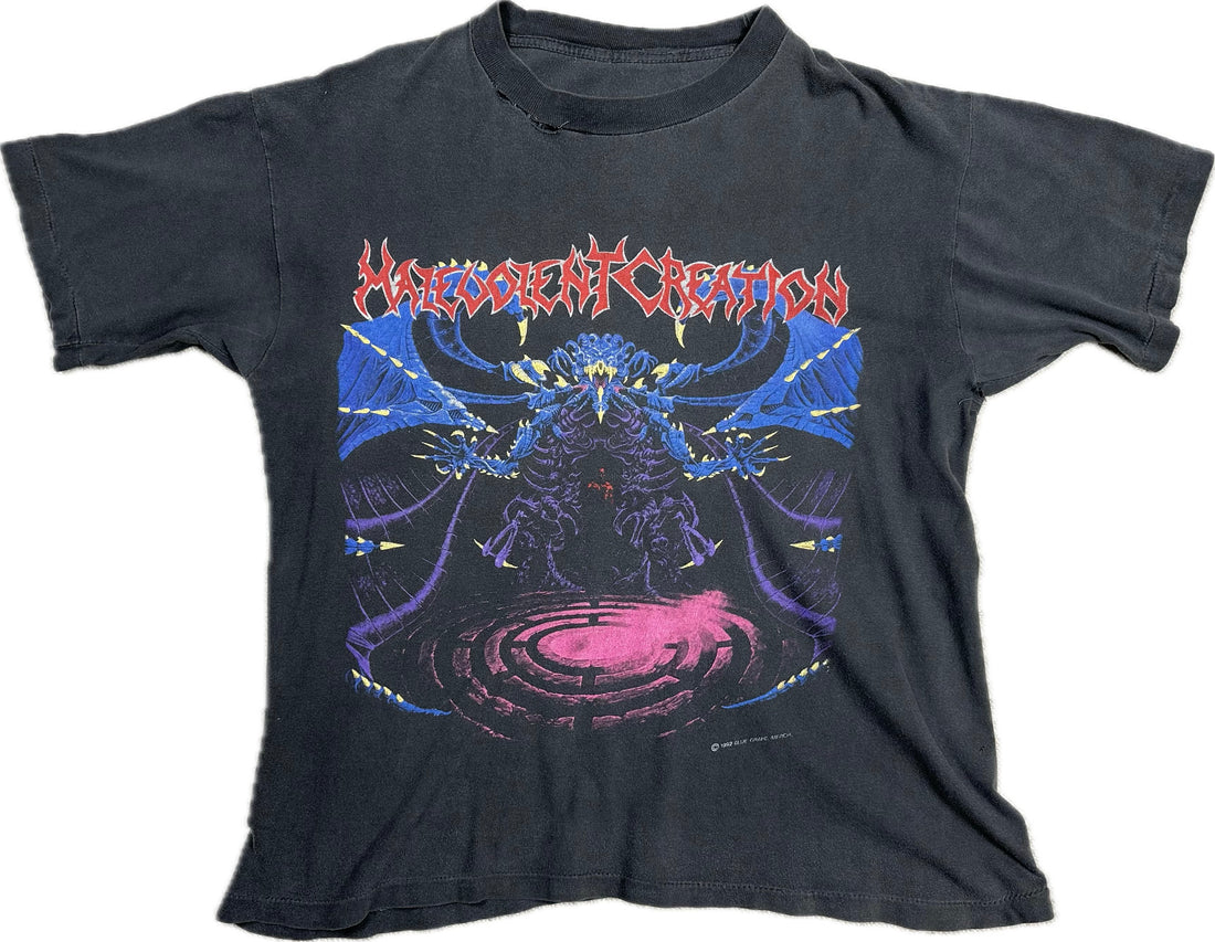 Vintage 1992 Malevolent Creation Retribution Tour T-Shirt