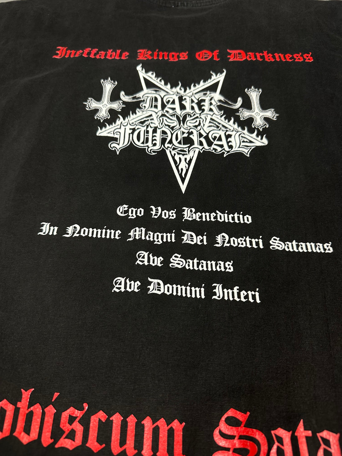 Dark Funeral 1998 Vobiscum Satanas Vintage T-Shirt