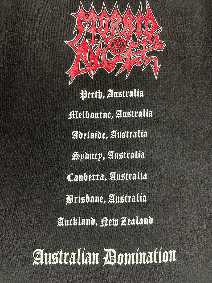 Vintage 1995 Morbid Angel Australian Domination T-Shirt