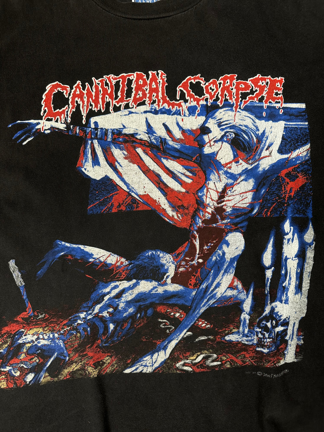 Vintage 1992 Cannibal Corpse Tomb Of The Multilated T-Shirt