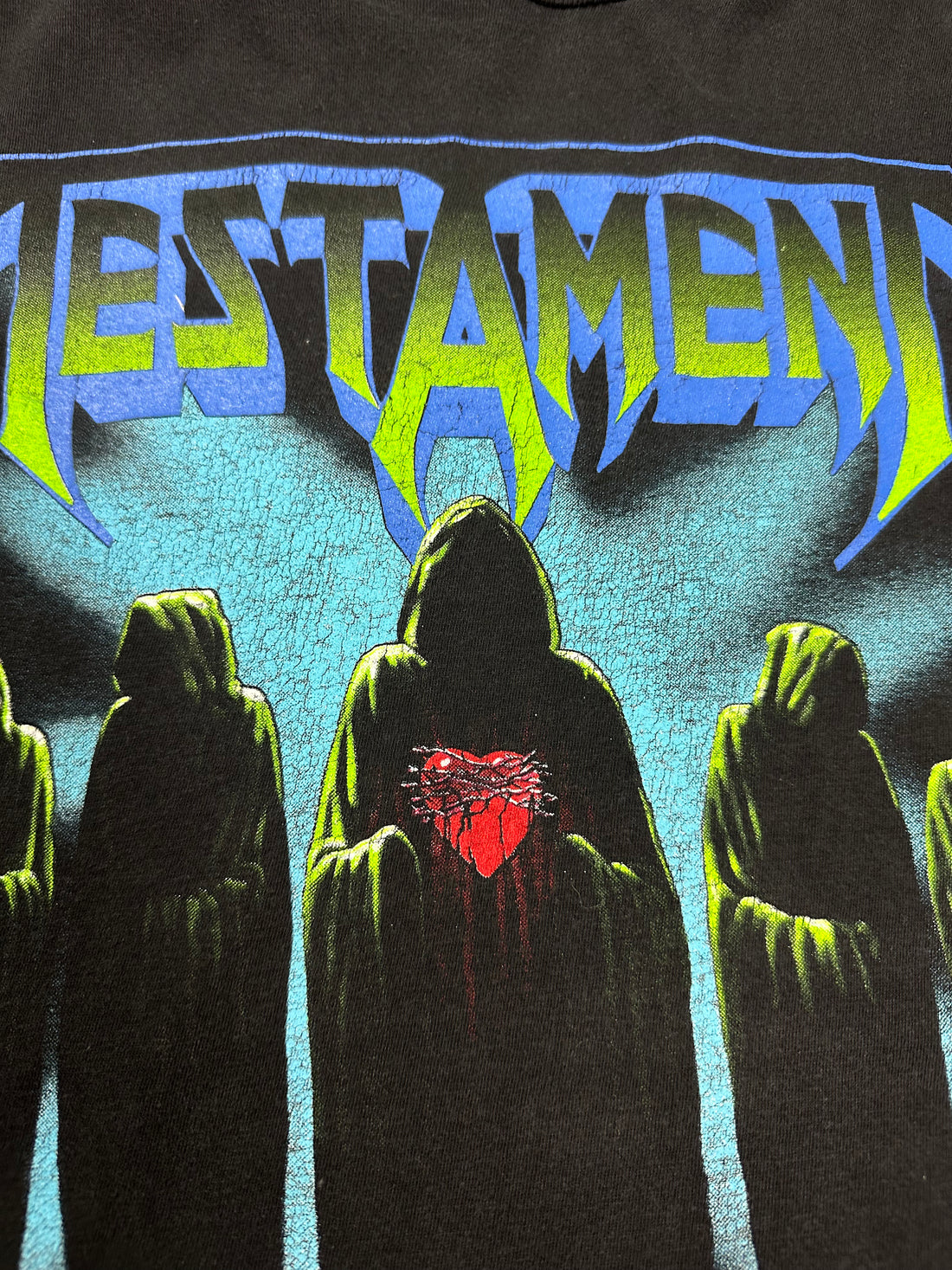 Testament 1990 Clash Of The Titans Vintage T-Shirt