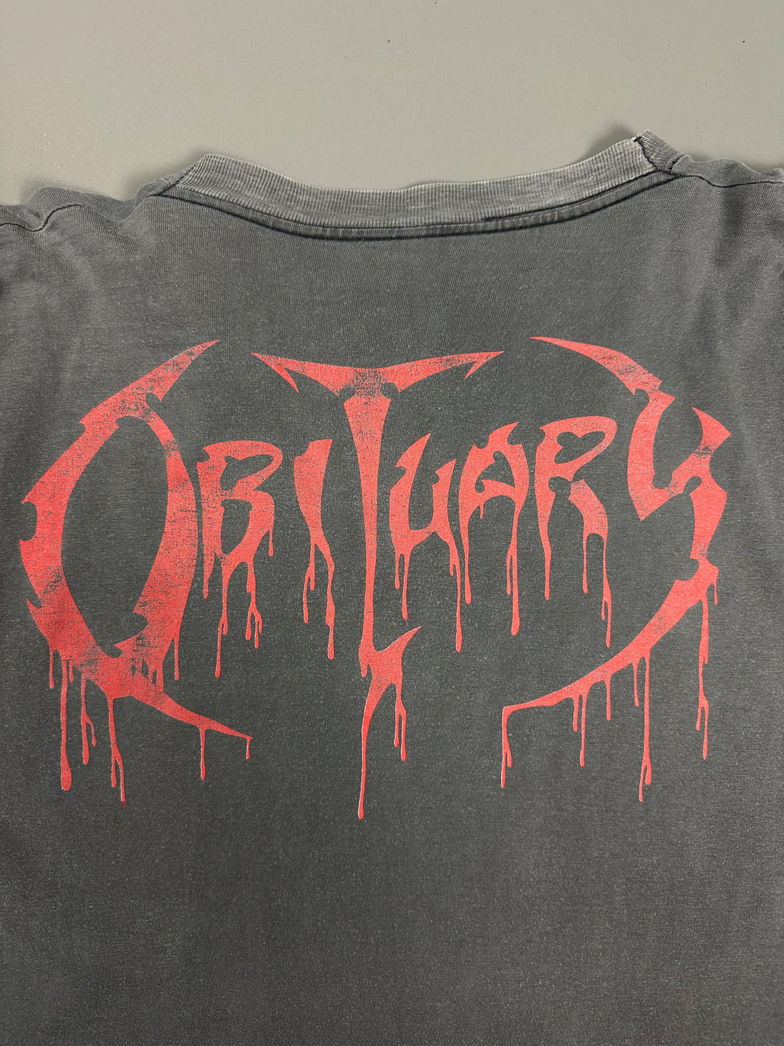 Obituary 1991 Pile of Skulls Vintage T-Shirt