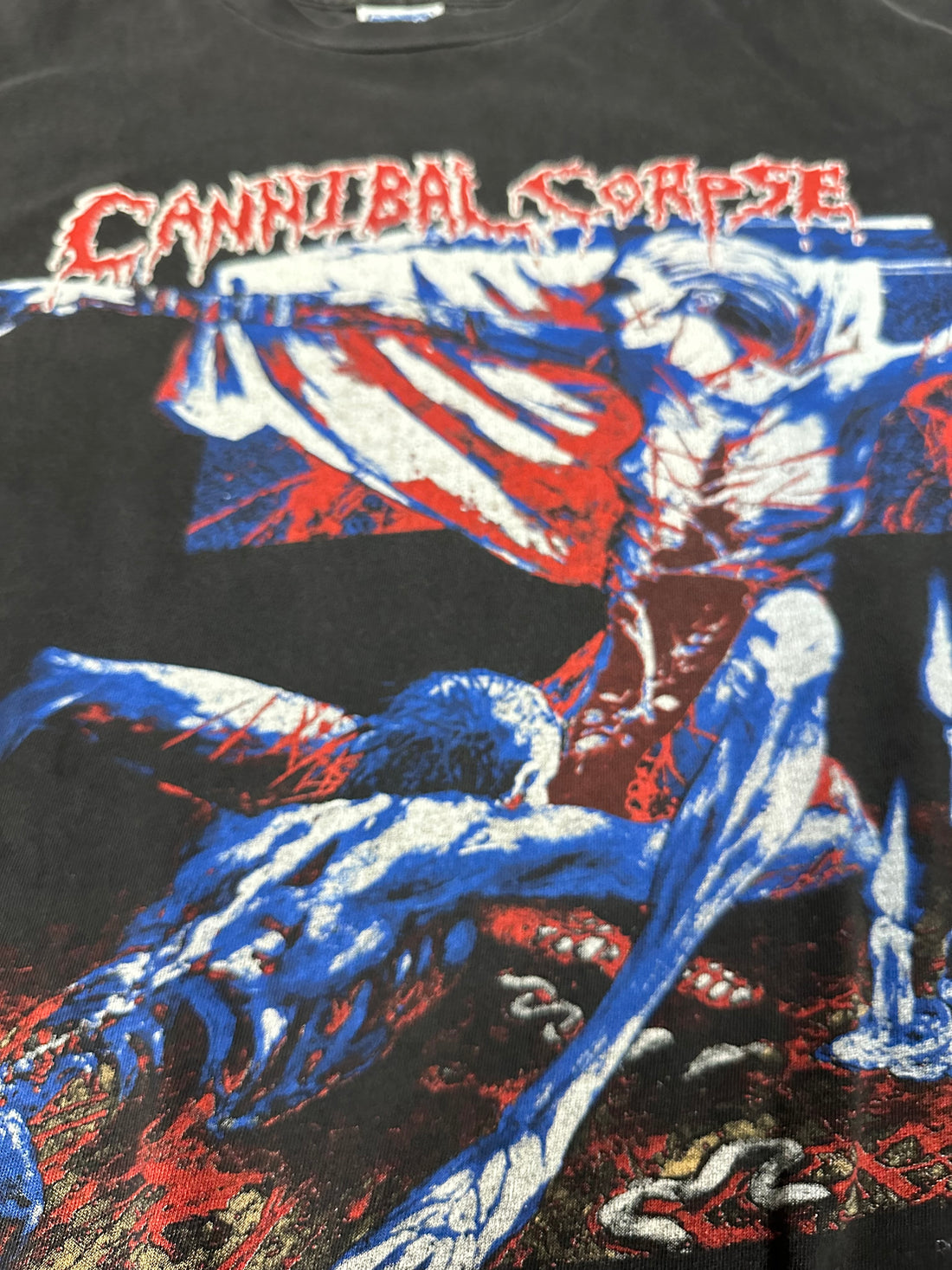 Vintage 1992 Cannibal Corpse Tomb Of The Multilated T-Shirt