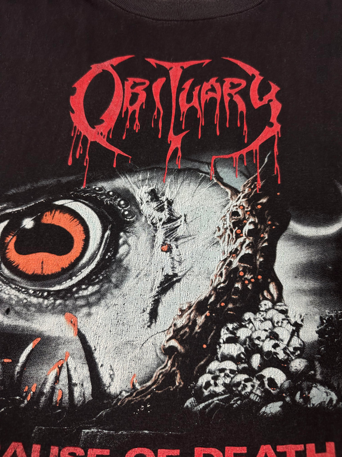 Obituary 1990 Cause Of Death Vintage T-Shirt Tank Top