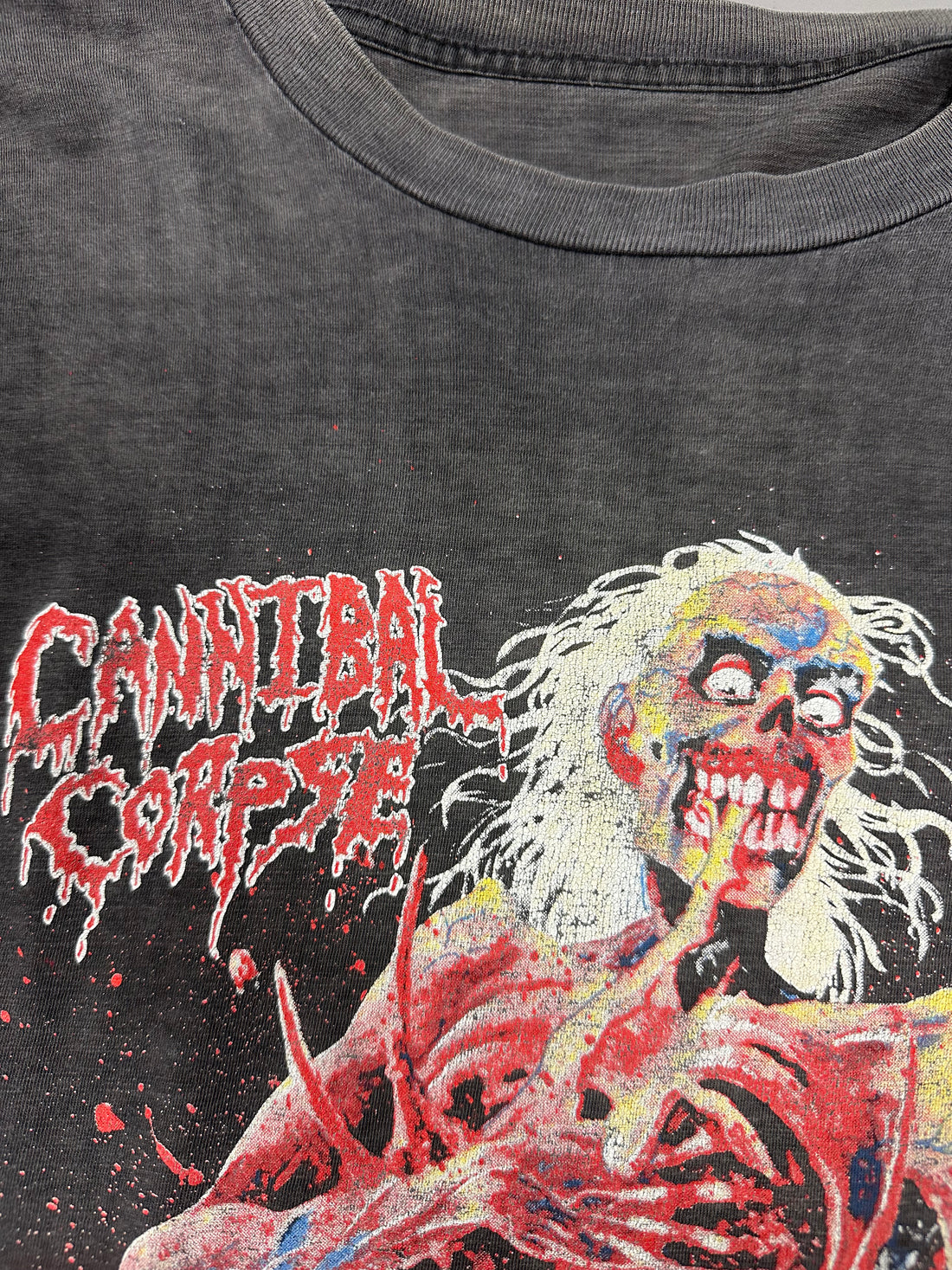 Cannibal Corpse 1992 European Tour Vintage T-Shirt