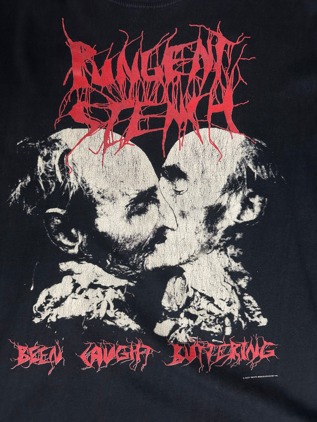Vintage 1992 Pungent Stench Been Caught Buttering T-Shirt