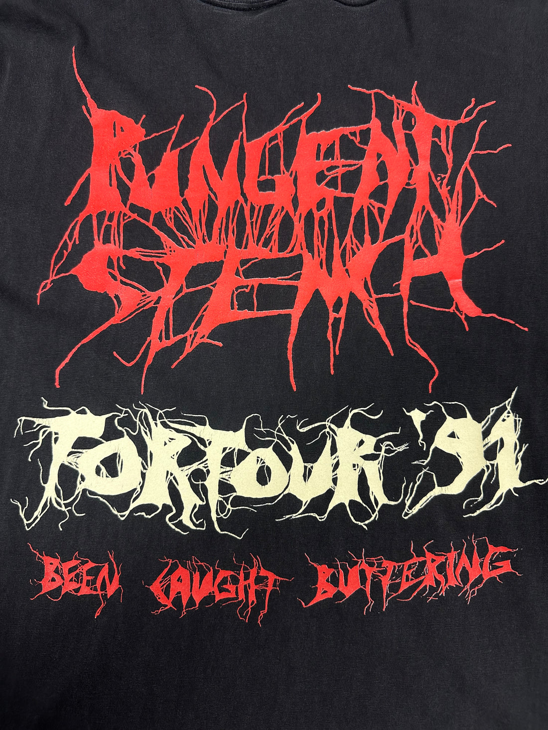 Pungent Stench 1991 Been Caught Buttering Vintage T-Shirt