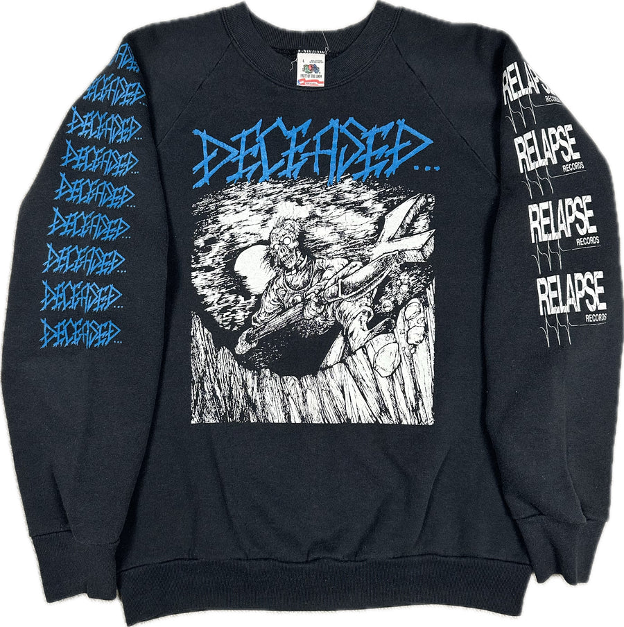 Vintage 1991 Deceased Luck Of The Corpse Sweater