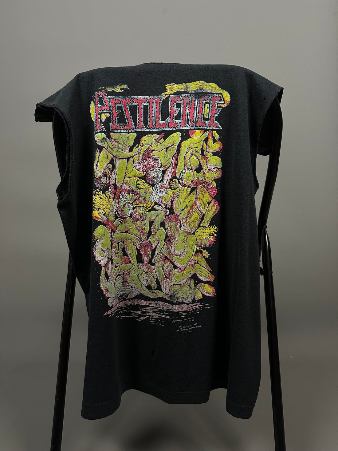 Pestilence 1990 Consuming The Dead Vintage T-Shirt Tank Top