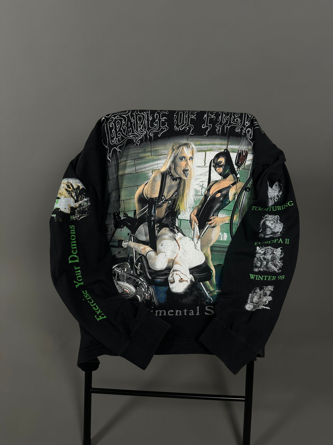 Vintage 1998 Cradle of Filth Experimental Sex Files Longsleeve