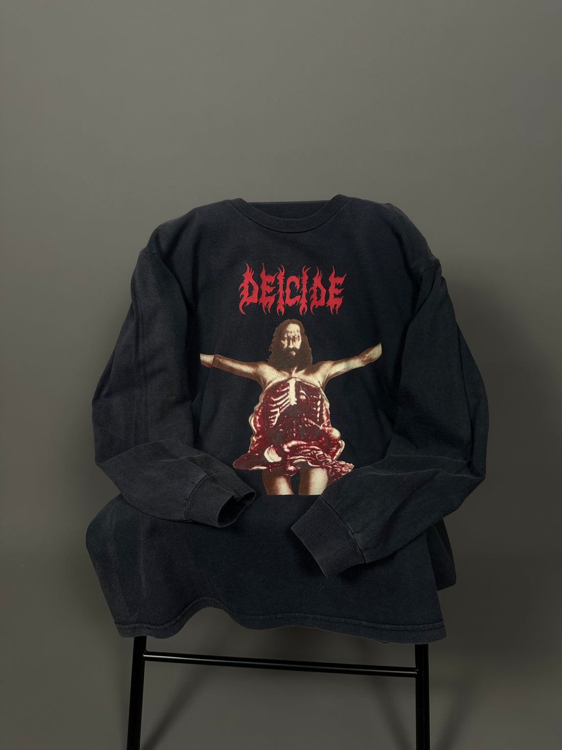 Vintage 1996 Deicide Upon The Cross Longsleeve