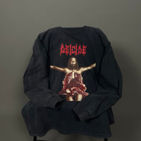 Vintage 1996 Deicide Upon The Cross Longsleeve