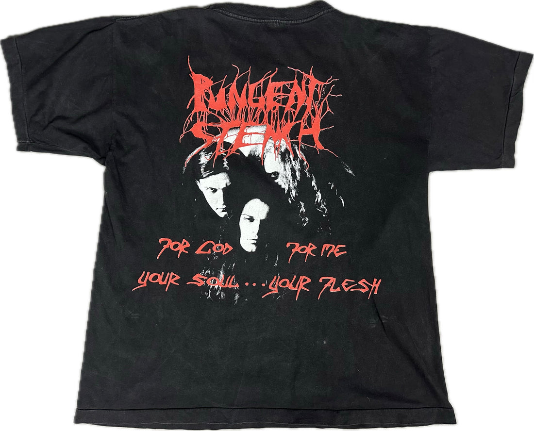 Vintage 1990 Pungent Stench For God Your Soul T-Shirt