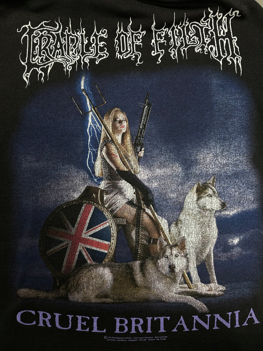 Cradle of Filth 1997 Cruel Britannica Vintage Sweatshirt